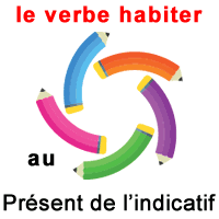 Phrases à Conjuguer Avec Le Verbe Habiter Au Présent De L'indicatif.