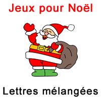 S1-7. Jeu avec les mots - Les lettres mélangées : Jeux de Noël