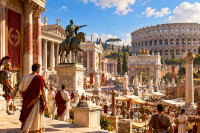 Rome &agrave; l'apog&eacute;e de l'Empire romain sous Trajan